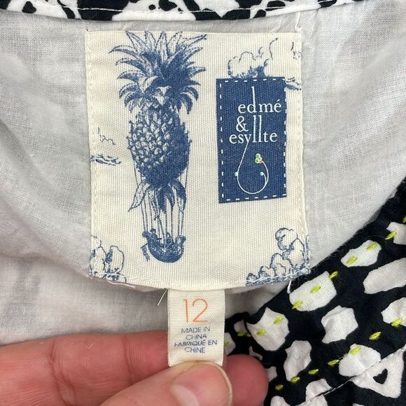 Edme & Esyllte Anthropogie Animal Print Knee Length A Line Skirt w/Lining SZ 12 - Picture 13 of 16